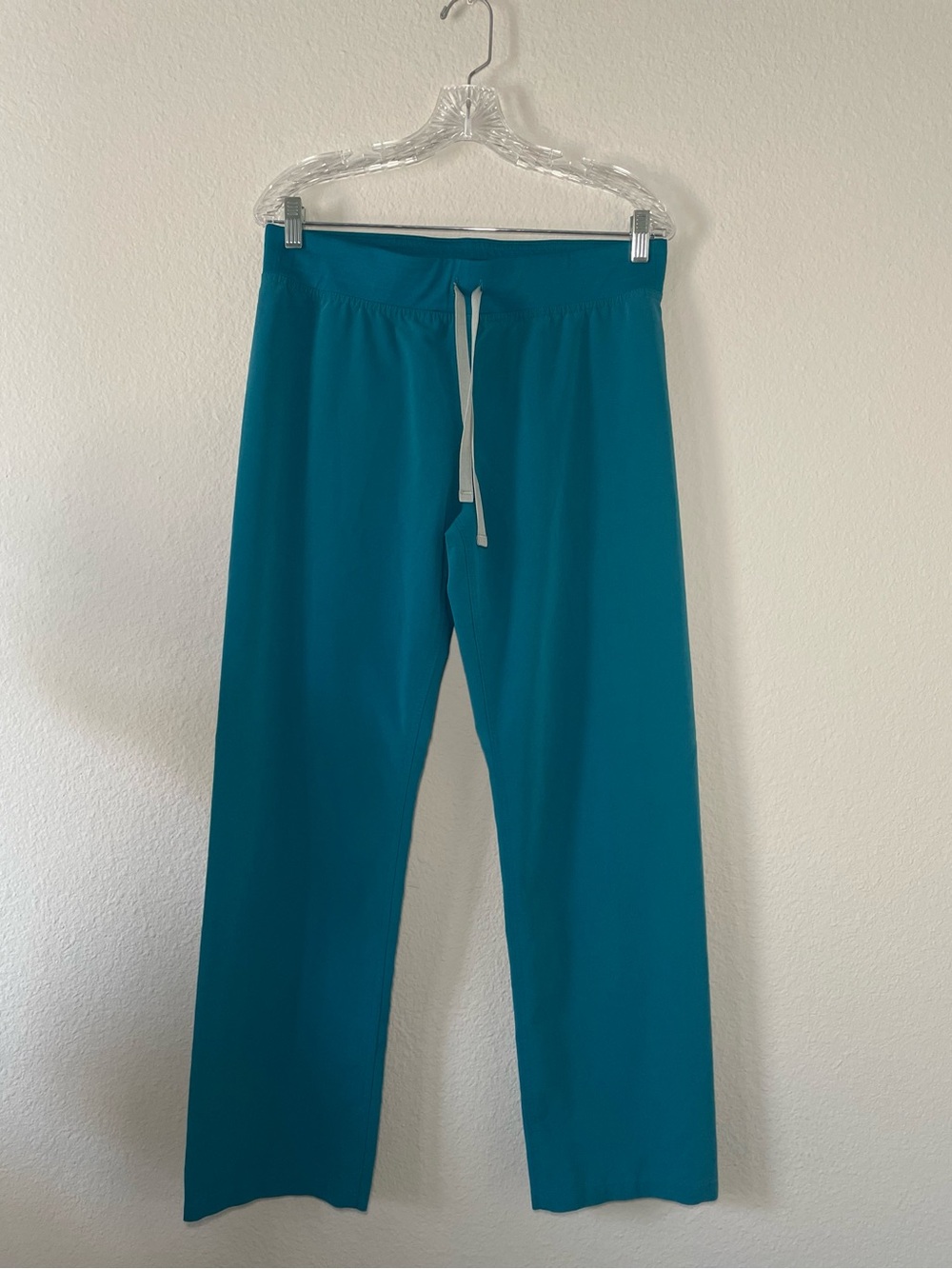 FIGS Technical Collection Livingston Scrubs Womens Teal Straight Leg Sz Medium